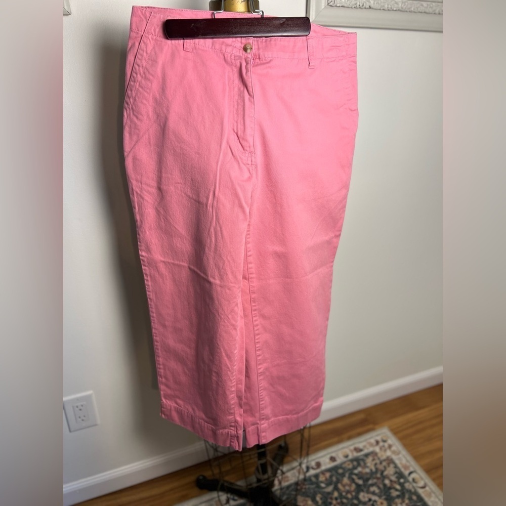 L.L Bean pink wide leg khakis 
Size 12 - Picture 2 of 5